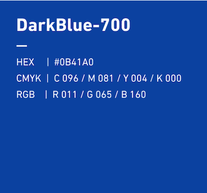DarkBlue-700 HEX:#275AB3 CMYK:C087/M067/Y000/k000 RGB:R039/G090/B179